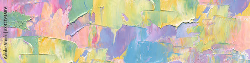 Abstract painting background in pastel positive color as wallpaper, pattern, art print, textured fonts, shapes etc. Natural texture of oil paint. High quality details.