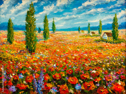 Flowers paintings monet painting claude impressionism paint landscape flower meadow oil